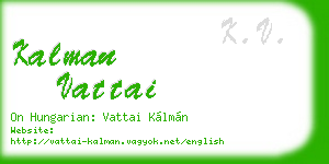 kalman vattai business card